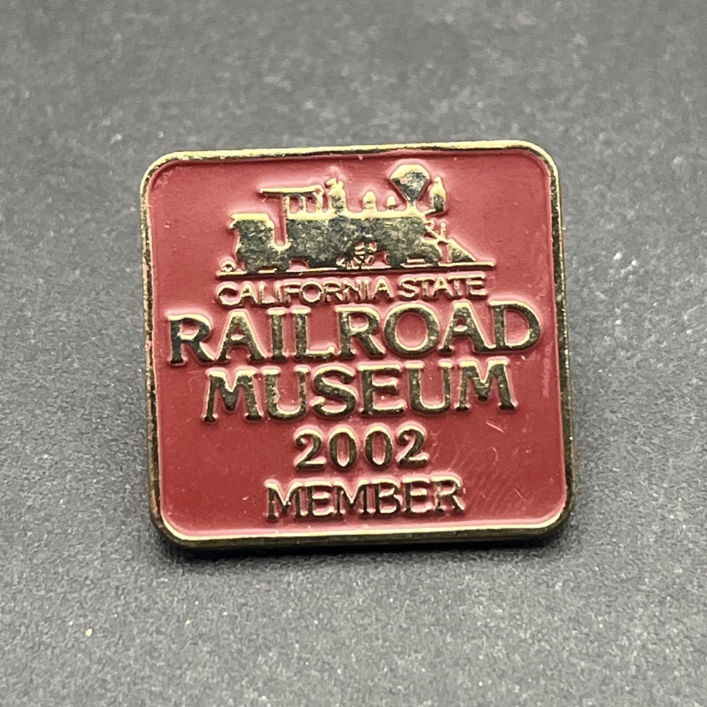 California State Railroad Museum 2002 Member Lapel Hat Pin